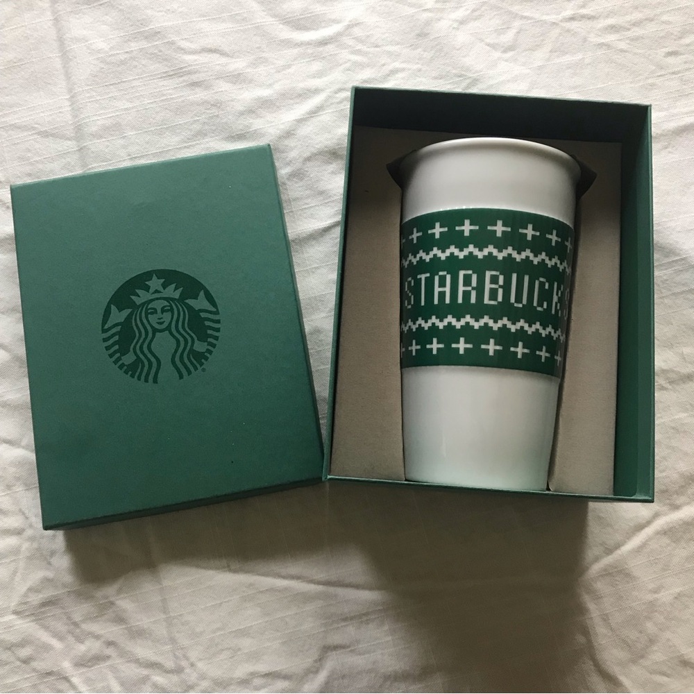 NEW Starbucks 2016 Winter Sweater Ceramic 10oz Cup